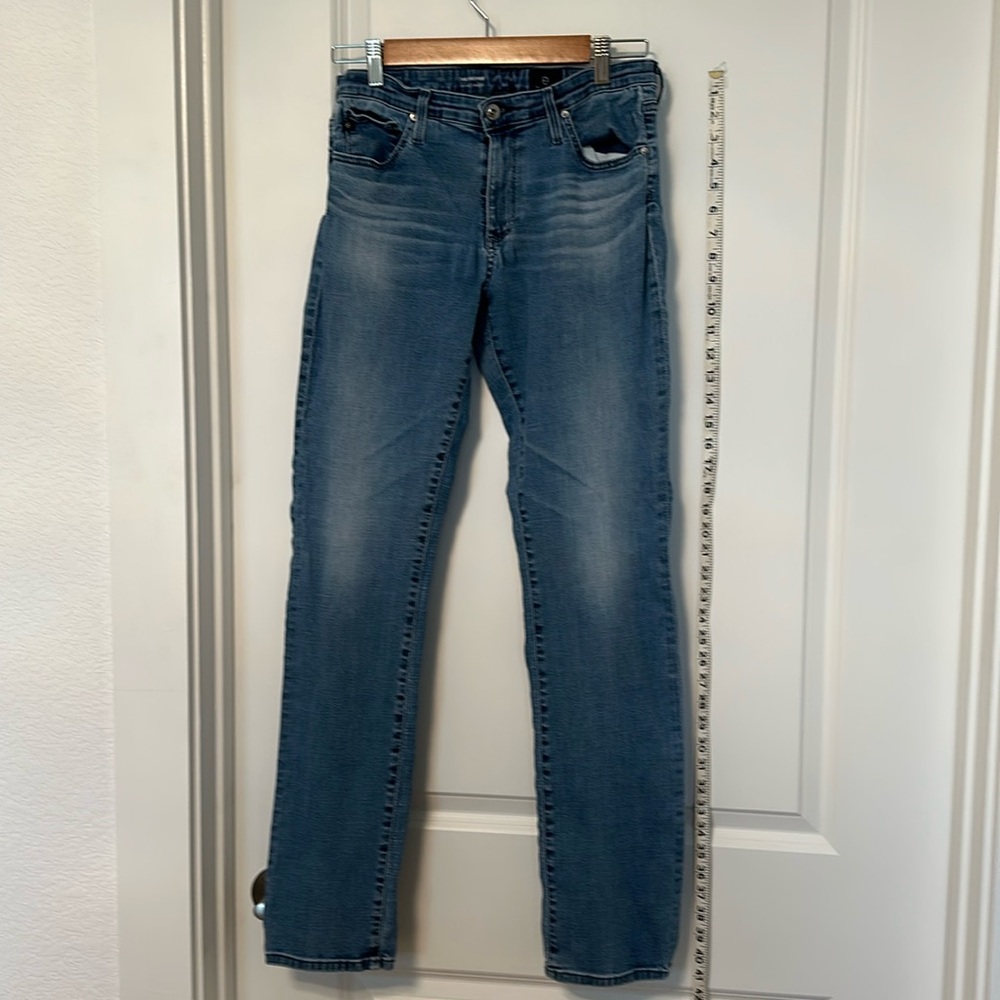 AG jeans light to medium blue. The Harper - essential straight. Size 30R